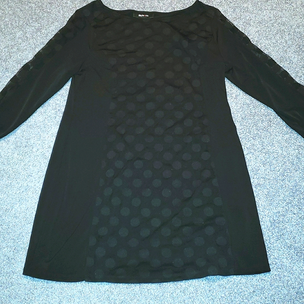Style and Co black dress